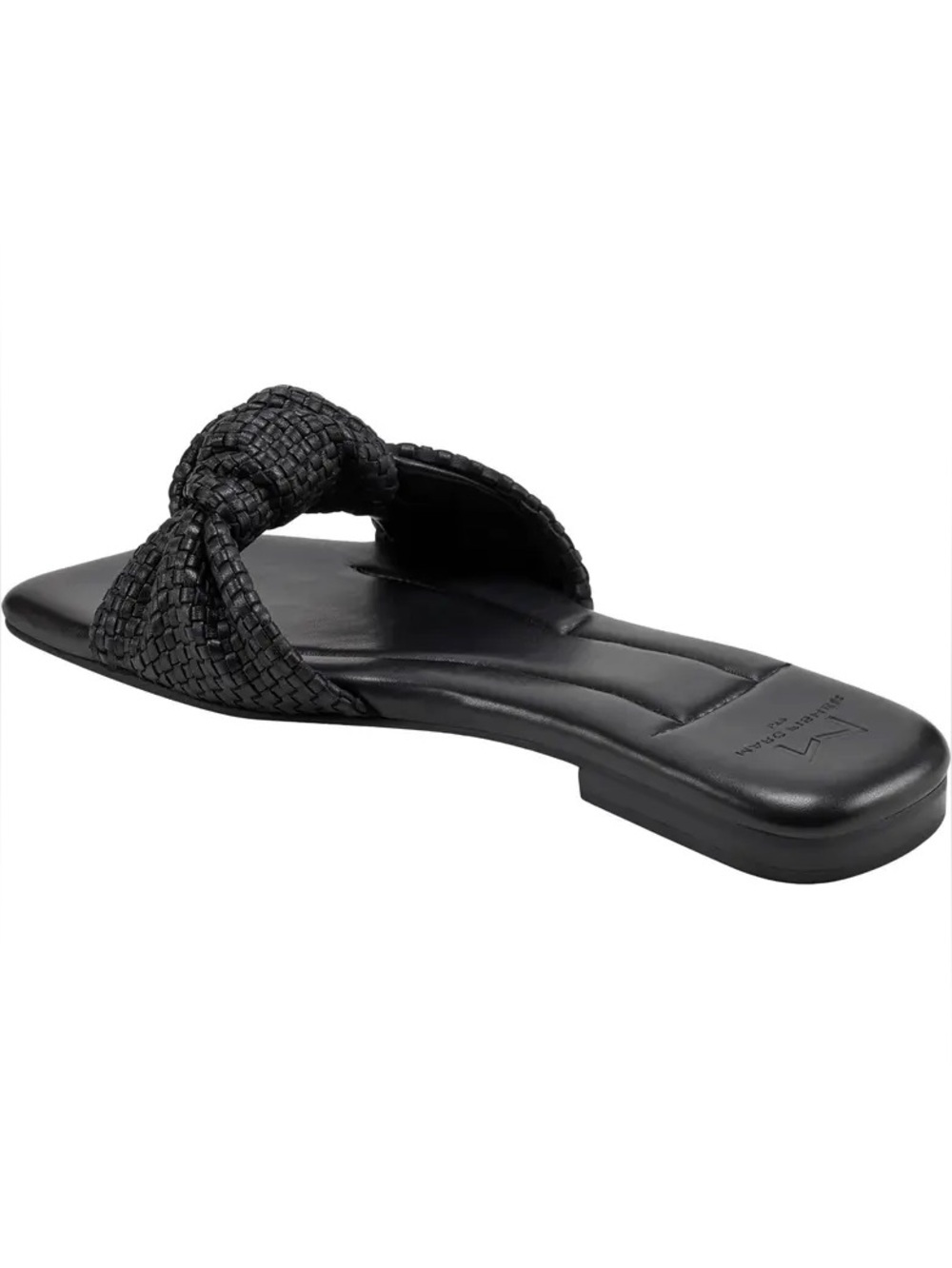 MARC FISHER Marlon Slide Sandal Black Braided Slide Sandals size 10